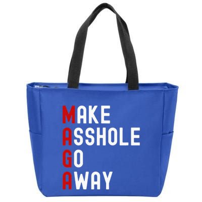 Make Asshole Go Away Zip Tote Bag