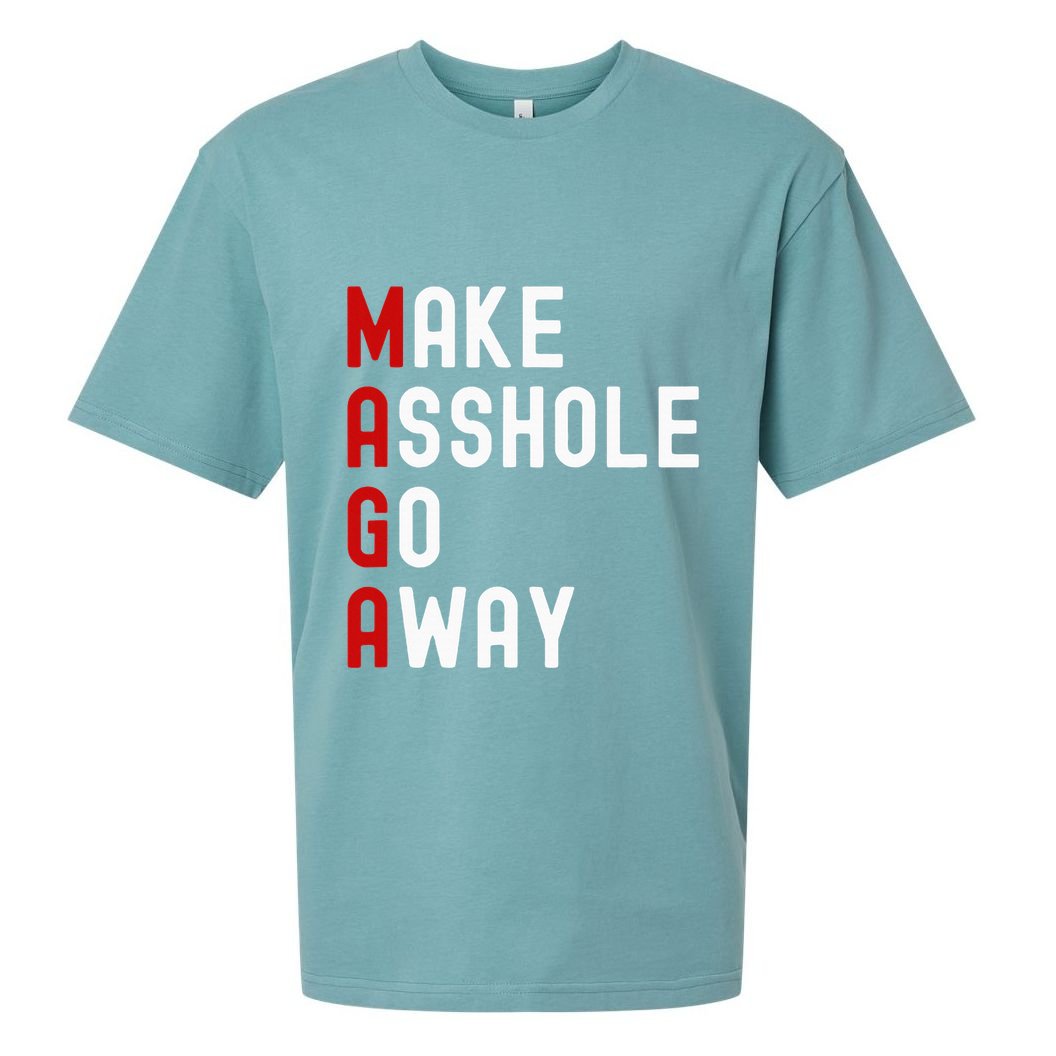 Make Asshole Go Away Sueded Cloud Jersey T-Shirt