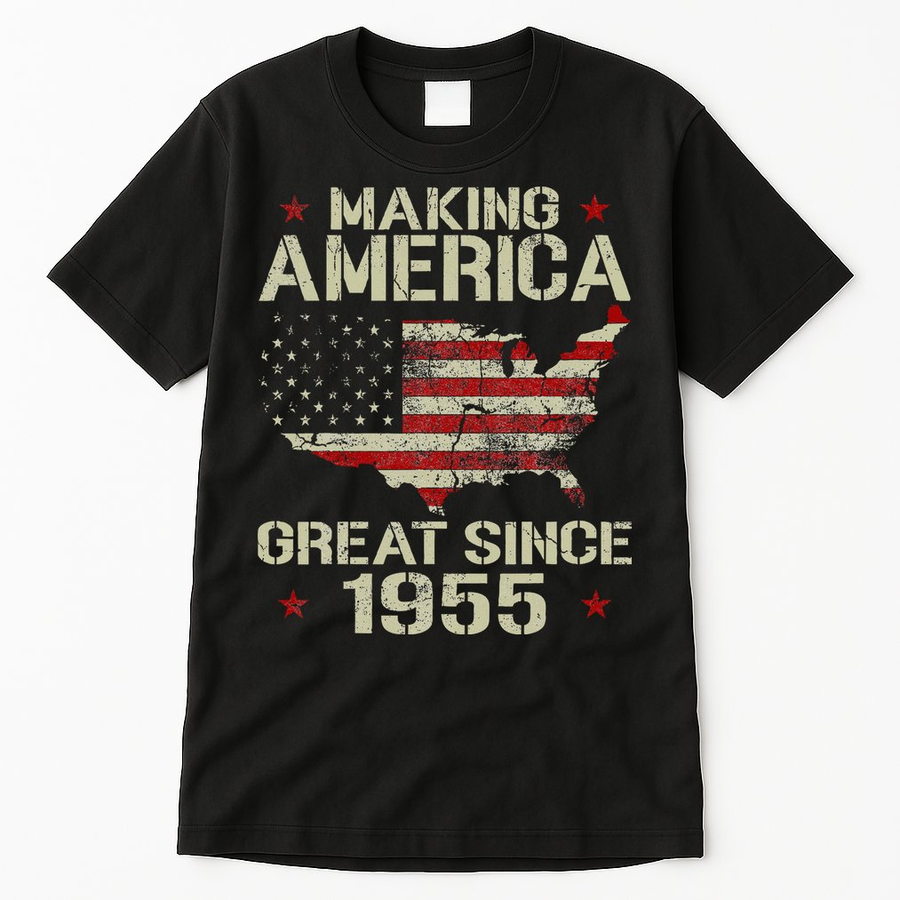 Making America Great Since 1955 Vintage Gifts 65th Birthday Tall T-Shirt