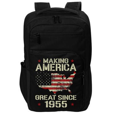 Making America Great Since 1955 Vintage Gifts 65th Birthday Impact Tech Backpack