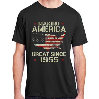 Making America Great Since 1955 Vintage Gifts 65th Birthday Adult ChromaSoft Performance T-Shirt