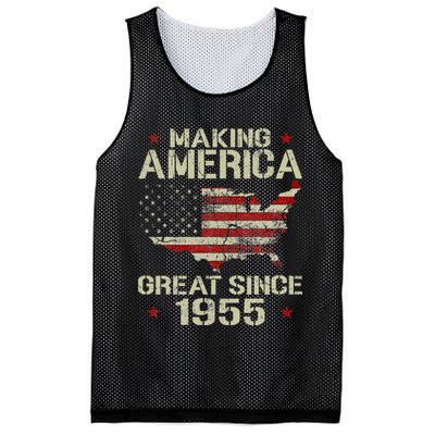 Making America Great Since 1955 Vintage Gifts 65th Birthday Mesh Reversible Basketball Jersey Tank