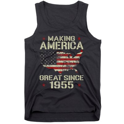 Making America Great Since 1955 Vintage Gifts 65th Birthday Tank Top