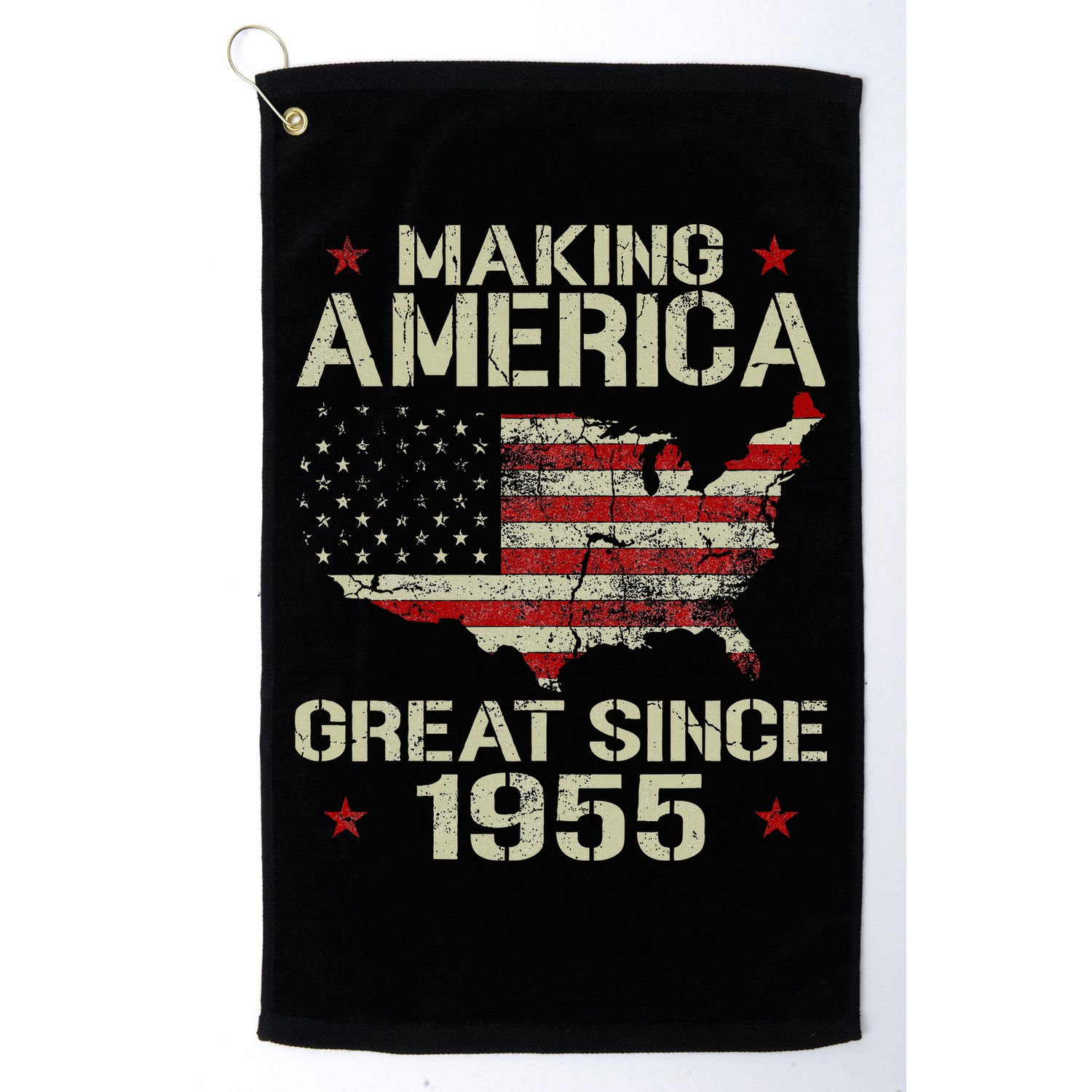 Making America Great Since 1955 Vintage Gifts 65th Birthday Golf Towel
