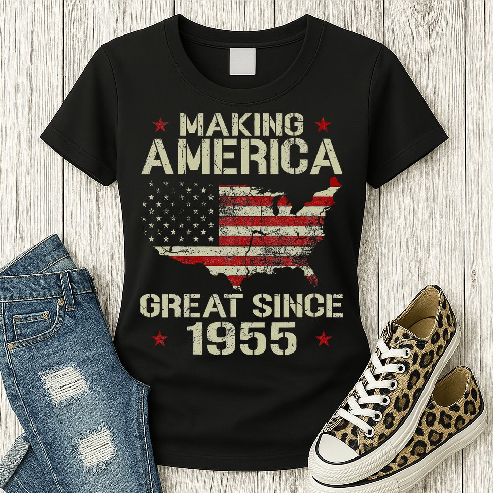 Making America Great Since 1955 Vintage Gifts 65th Birthday Womens T-Shirt