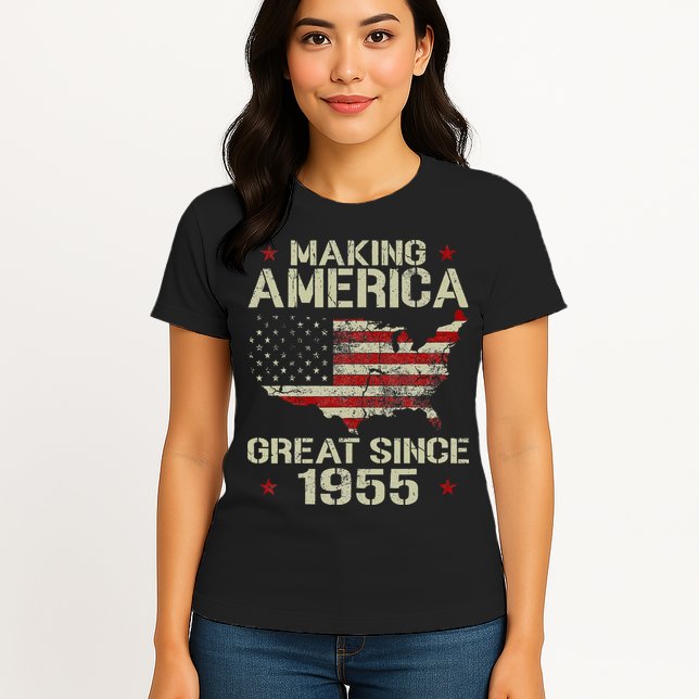 Making America Great Since 1955 Vintage Gifts 65th Birthday Womens T-Shirt