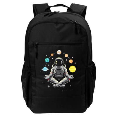 Meditating Astronaut - Galaxy Spaceman Astronomer Cosmos Backpack