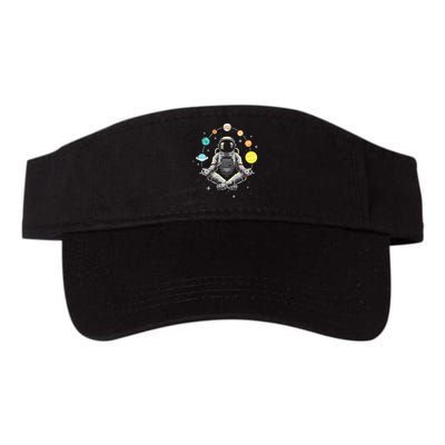 Meditating Astronaut - Galaxy Spaceman Astronomer Cosmos Visor