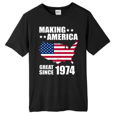 Making America Great Since 1974 Birthday Tall Fusion ChromaSoft Performance T-Shirt