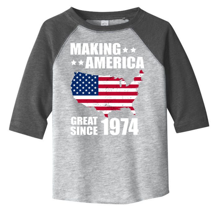 Making America Great Since 1974 Birthday Toddler Fine Jersey T-Shirt