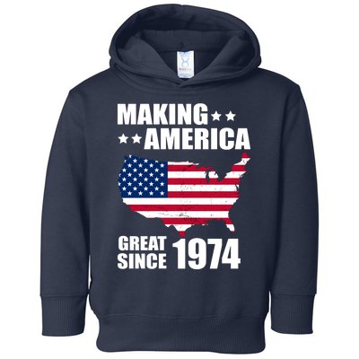 Making America Great Since 1974 Birthday Toddler Hoodie