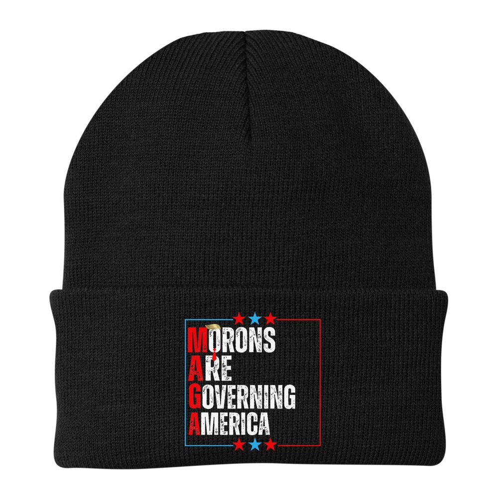 Morons Are Governing America Anti Trump Political Beanie