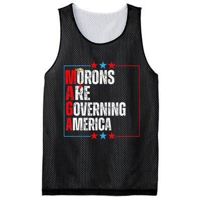Morons Are Governing America Anti Trump Political Mesh Reversible Basketball Jersey Tank