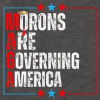 Morons Are Governing America Anti Trump Political Vector Backpack