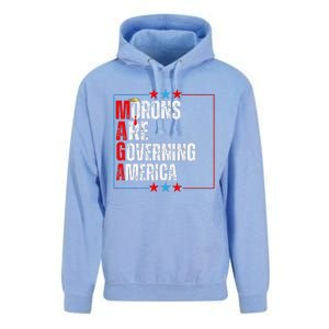 Morons Are Governing America Anti Trump Political Unisex Surf Hoodie