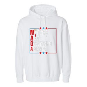 Morons Are Governing America Anti Trump Political Garment-Dyed Fleece Hoodie