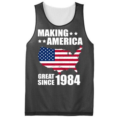 Making America Great Since 1984 Birthday Mesh Reversible Basketball Jersey Tank