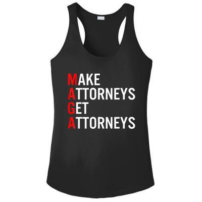 Make Attorneys Get Attorneys MAGA Ladies PosiCharge Competitor Racerback Tank