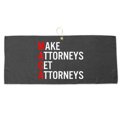 Make Attorneys Get Attorneys MAGA Large Microfiber Waffle Golf Towel