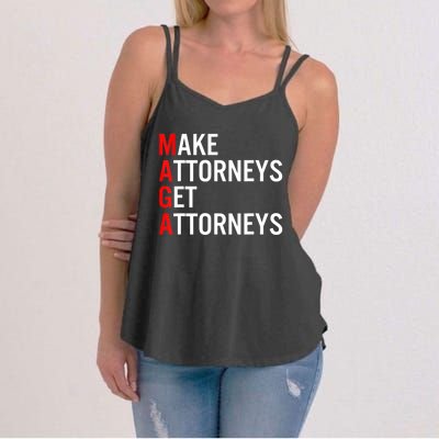 Make Attorneys Get Attorneys MAGA Women's Strappy Tank