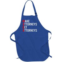 Make Attorneys Get Attorneys MAGA Full-Length Apron With Pockets