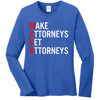 Make Attorneys Get Attorneys MAGA Ladies Long Sleeve Shirt