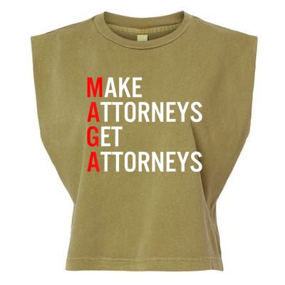 Make Attorneys Get Attorneys MAGA Garment-Dyed Women's Muscle Tee