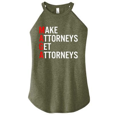 Make Attorneys Get Attorneys MAGA Women's Perfect Tri Rocker Tank