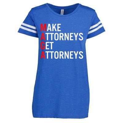 Make Attorneys Get Attorneys MAGA Enza Ladies Jersey Football T-Shirt