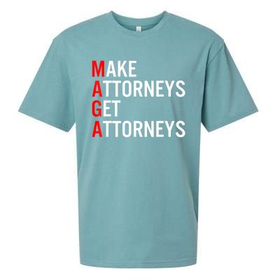 Make Attorneys Get Attorneys MAGA Sueded Cloud Jersey T-Shirt