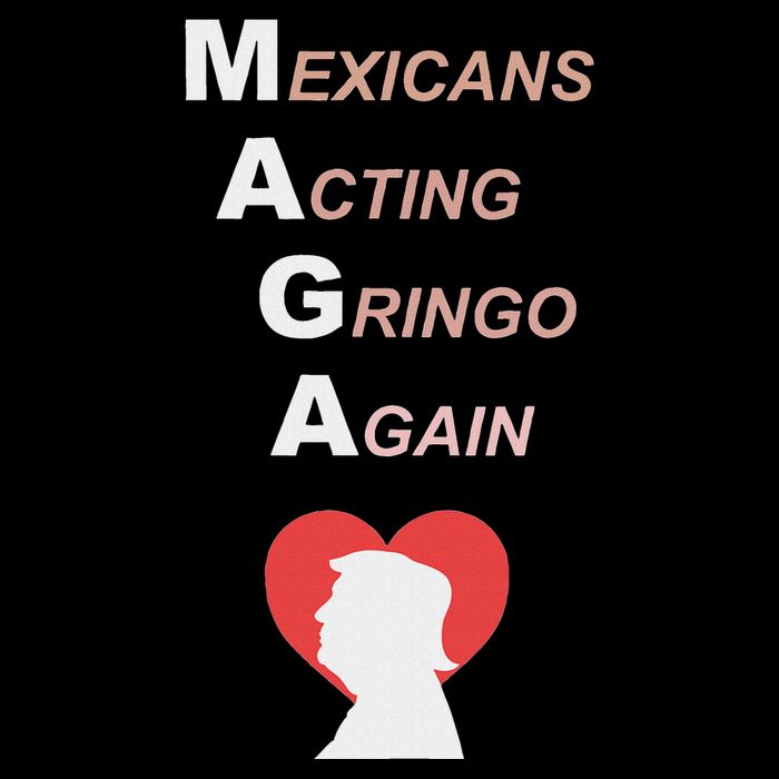 Mexicans Acting Gringo Again Maga Love Trump Cooling Performance Crew T-Shirt