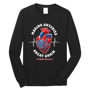 Making Arteries Great Again Cardiac Cath Lab Long Sleeve Shirt