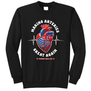 Making Arteries Great Again Cardiac Cath Lab Sweatshirt