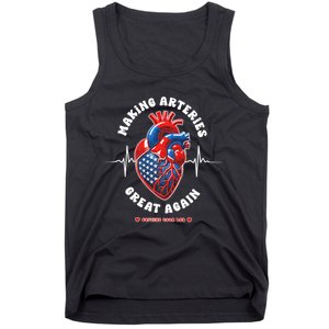 Making Arteries Great Again Cardiac Cath Lab Tank Top