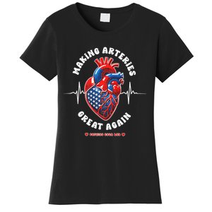 Making Arteries Great Again Cardiac Cath Lab Women's T-Shirt