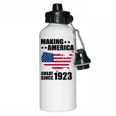 Making America Great Since 1923 Birthday Aluminum Water Bottle