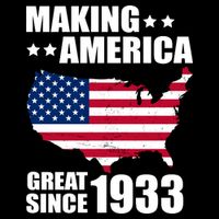 Making America Great Since 1933 Birthday Backpack