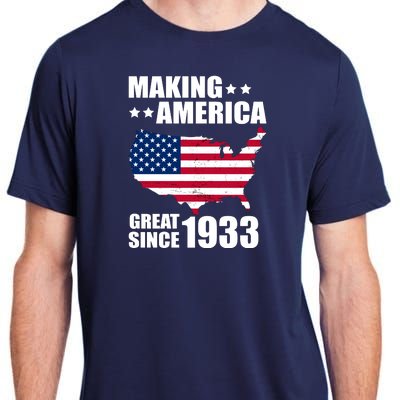 Making America Great Since 1933 Birthday Adult ChromaSoft Performance T-Shirt