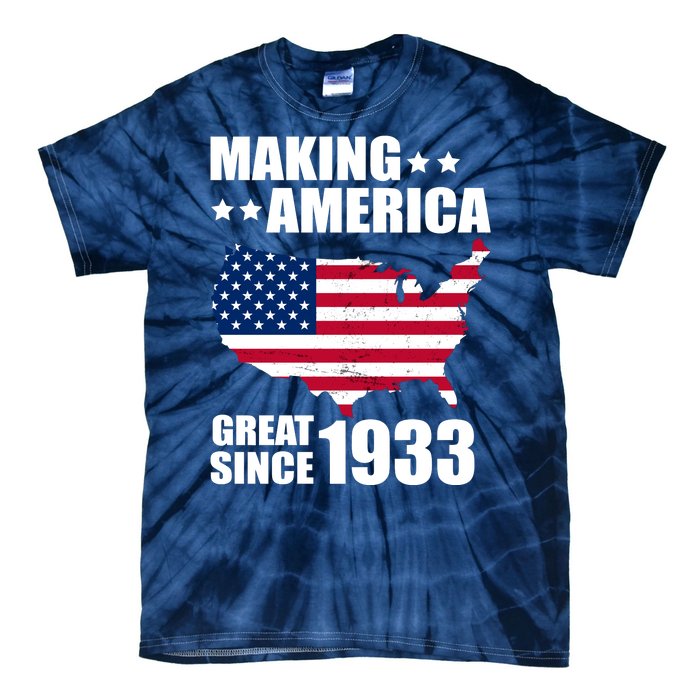 Making America Great Since 1933 Birthday Tie-Dye T-Shirt