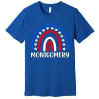 Montgomery Alabama Gift I Love Montgomery Usa Gift Premium T-Shirt