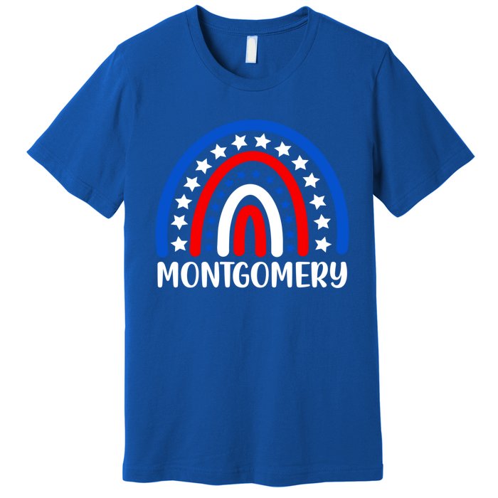 Montgomery Alabama Gift I Love Montgomery Usa Gift Premium T-Shirt