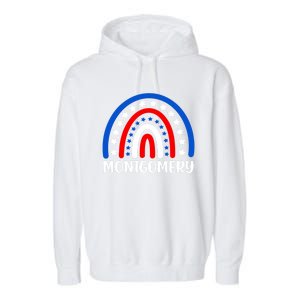 Montgomery Alabama Gift I Love Montgomery Usa Gift Garment-Dyed Fleece Hoodie