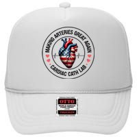 Making Arteries Great Again Cardiac Cath Lab High Crown Mesh Back Trucker Hat