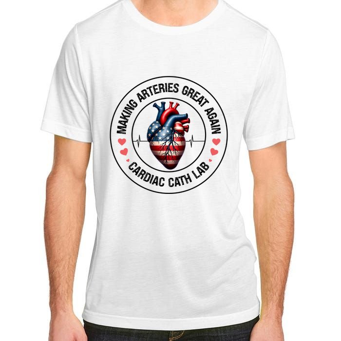 Making Arteries Great Again Cardiac Cath Lab Adult ChromaSoft Performance T-Shirt