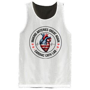 Making Arteries Great Again Cardiac Cath Lab Mesh Reversible Basketball Jersey Tank