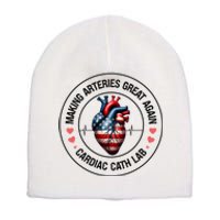 Making Arteries Great Again Cardiac Cath Lab Short Acrylic Beanie