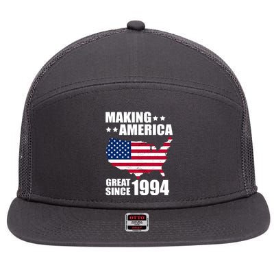 Making America Great Since 1994 Birthday 7 Panel Mesh Trucker Snapback Hat