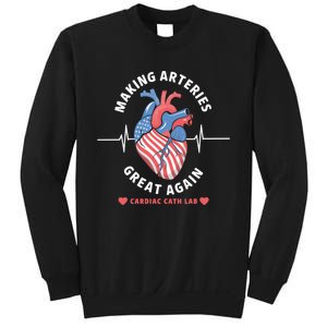 Making Arteries Great Again Cardiac Cath Lab Sweatshirt