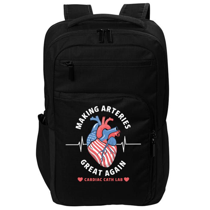 Making Arteries Great Again Cardiac Cath Lab Impact Tech Backpack