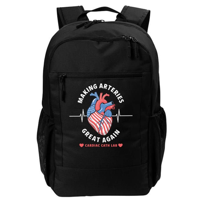 Making Arteries Great Again Cardiac Cath Lab Daily Commute Backpack